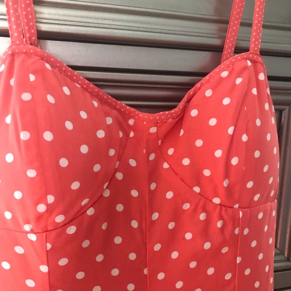 American Eagle polka dot bow mini dress - Picture 2 of 5